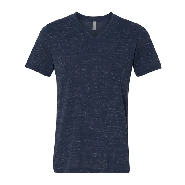 BELLA + CANVAS Unisex Textured Jersey V-Neck Tee