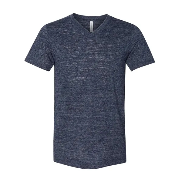 BELLA + CANVAS Unisex Textured Jersey V-Neck Tee