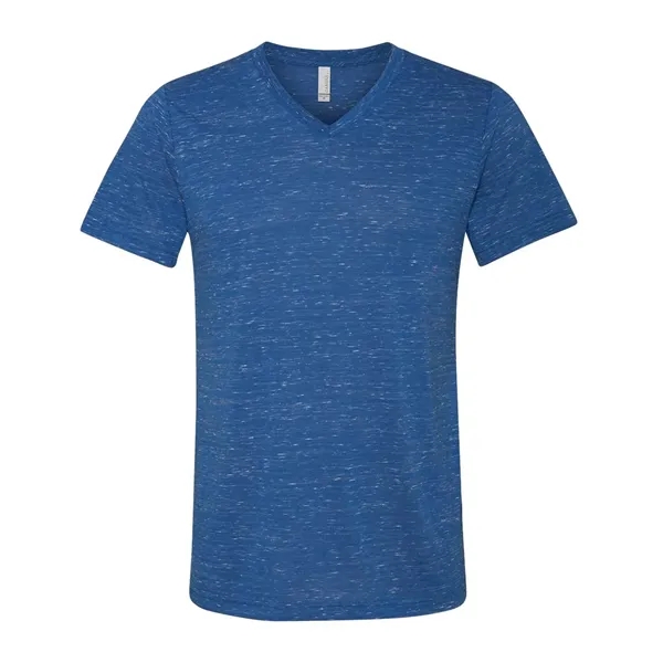 BELLA + CANVAS Unisex Textured Jersey V-Neck Tee