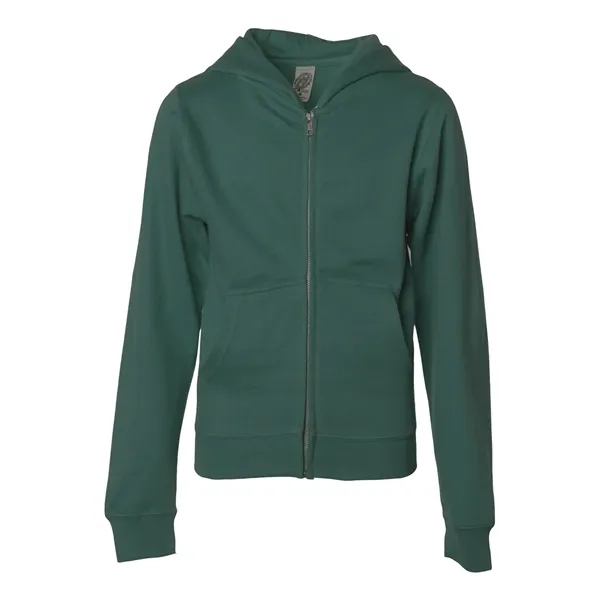 Independent Trading Co. Youth Midweight Full-Zip Hooded S...