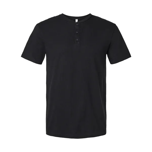 Custom American Apparel Unisex CVC Henley Tee