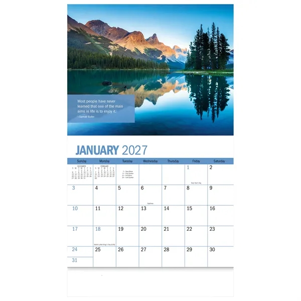 Inspiration Wall Calendar: 2027 Stapled
