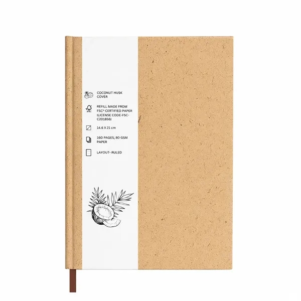 Tree Free Coconut Husk Hardcover Notebook