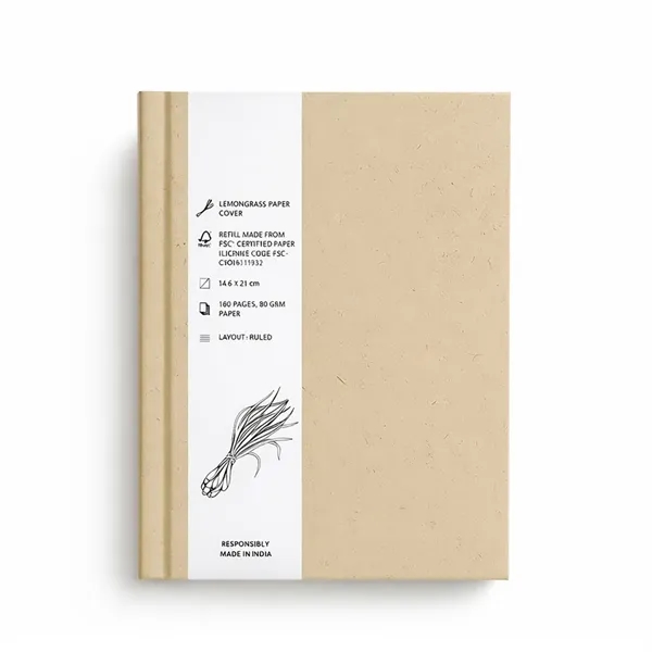 Tree Free Lemongrass Hardcover Notebook