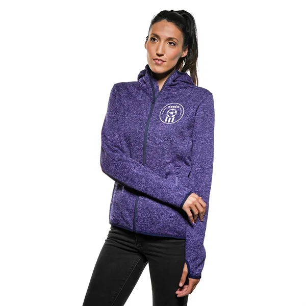 Custom Soccer ACE Ladies' Melange Sweater Fleece