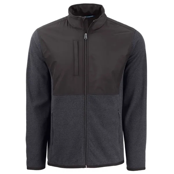Cutter & Buck Hunts Point Recycled Fleece Mens Hybrid Ful...
