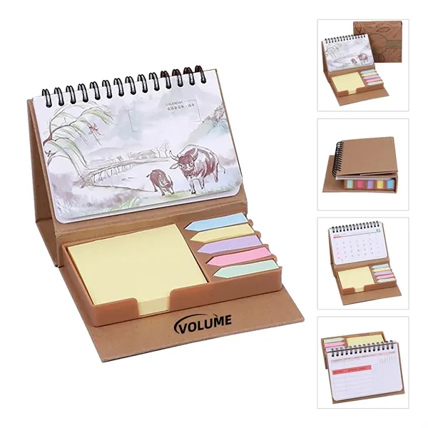 Custom Table Desk Calendar Memo Note Sticker Pad