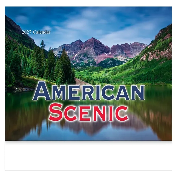 American Scenic Wall Calendar: 2027 Stapled