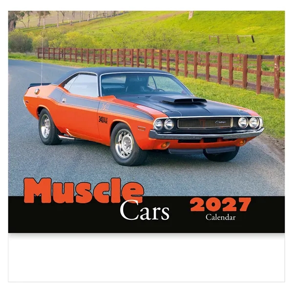 Muscle Cars Wall Calendar: 2027 Stapled