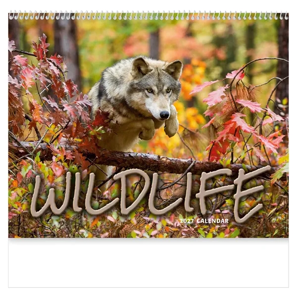 Wildlife Wall Calendar: 2027 Spiral Bound