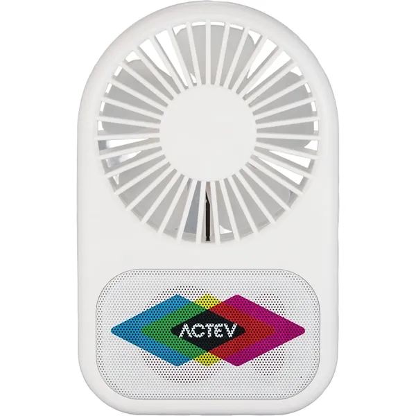 Audio Breeze Desktop Fan with Bluetooth Speaker