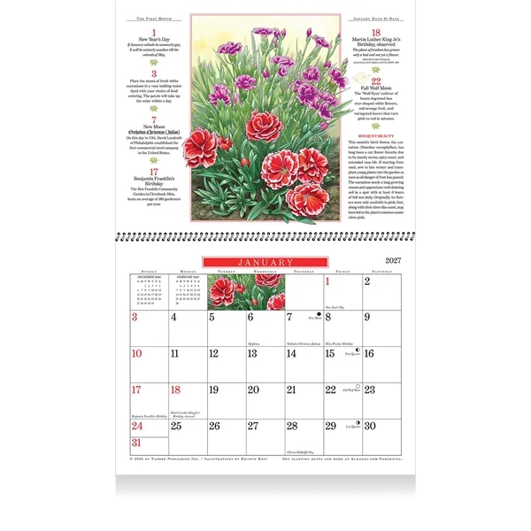 The Old Farmer's Almanac® Gardening: 2027 Spiral Bound