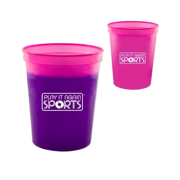 16 Oz. Color Changing Stadium Cup