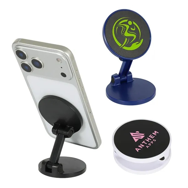 Pillar Magnetic Collapsible Phone Stand with Magnetic Base