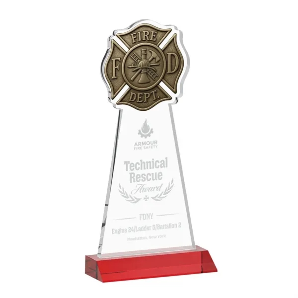 Fire Dept Award - Red