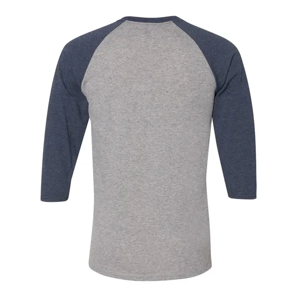 JERZEES Unisex Triblend Three-Quarter Raglan Baseball T-S...