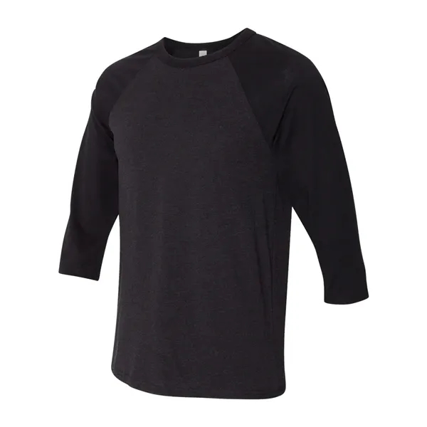 BELLA + CANVAS Unisex Three-Quarter Sleeve Baseball Tee