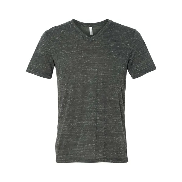 BELLA + CANVAS Unisex Textured Jersey V-Neck Tee