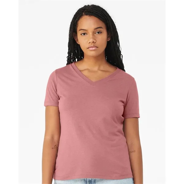 BELLA + CANVAS Women's Relaxed Triblend V-Neck Tee