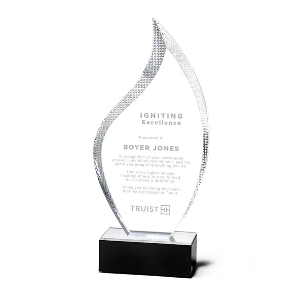 Pinnacle Acrylic Flame Award
