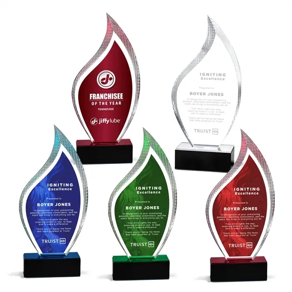 Pinnacle Acrylic Flame Award