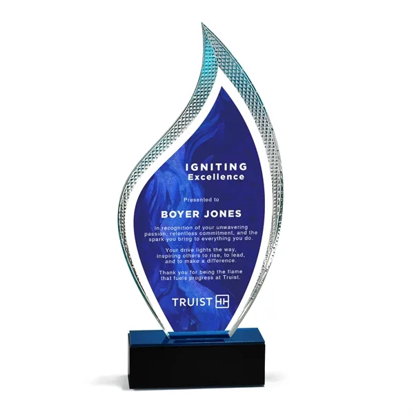 Pinnacle Acrylic Flame Award