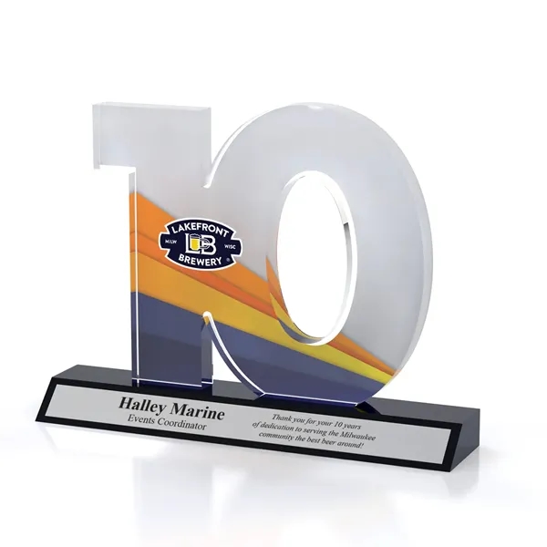 Titan Anniversary Achievement Acrylic Award