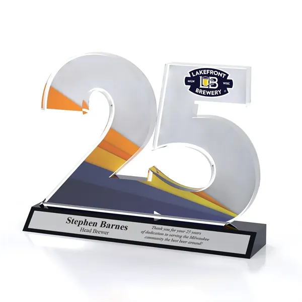Titan Anniversary Achievement Acrylic Award