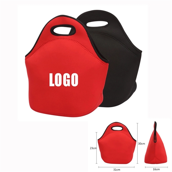 Zippered Neoprene Lunch Tote Bag - Zippered Neoprene Lunch Tote Bag - Image 0 of 0