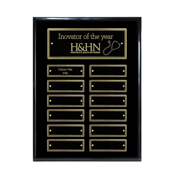 12-Plate Perpetual Plaque