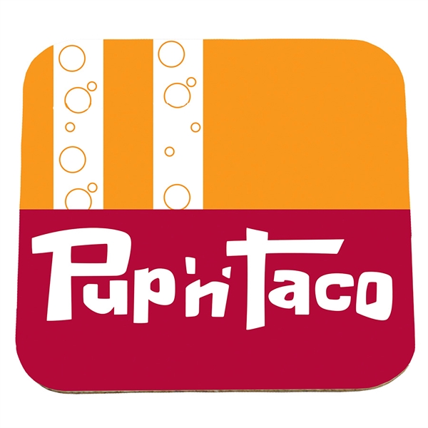 Square Coaster with Neoprene Backing - Square Coaster with Neoprene Backing - Image 0 of 2