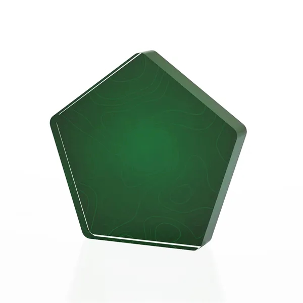 Pentagon Freestanding Acrylic Award