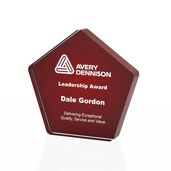 Pentagon Freestanding Acrylic Award