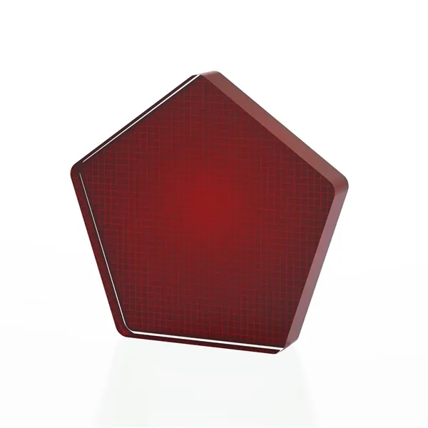 Pentagon Freestanding Acrylic Award