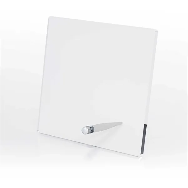 Square Acrylic Award with Pin Stand
