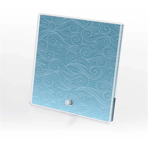 Square Acrylic Award with Pin Stand