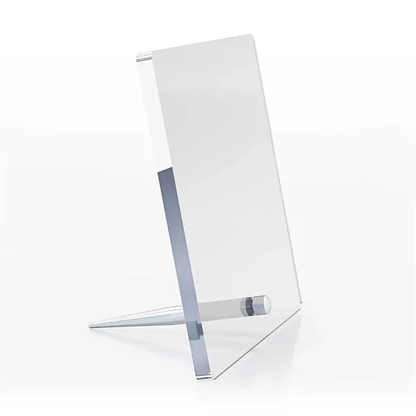 Square Acrylic Award with Pin Stand
