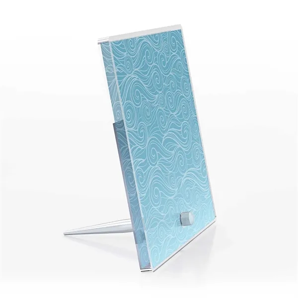 Square Acrylic Award with Pin Stand