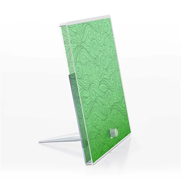 Square Acrylic Award with Pin Stand