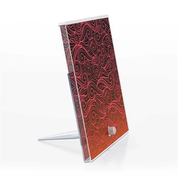 Square Acrylic Award with Pin Stand