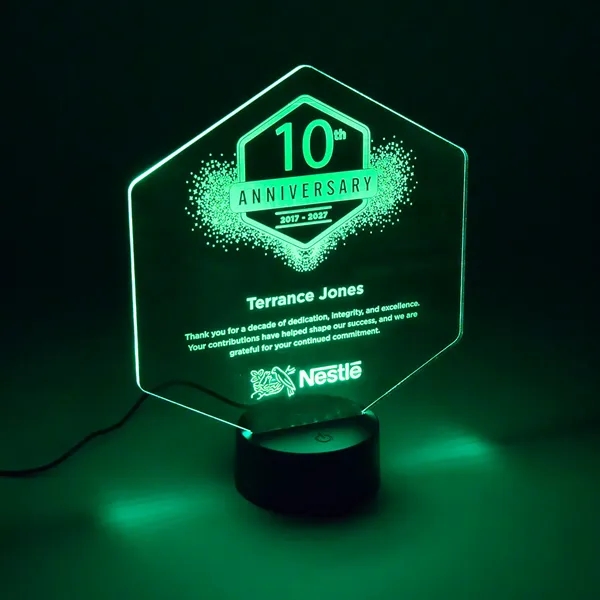 Acrylic Illumination Shield Award