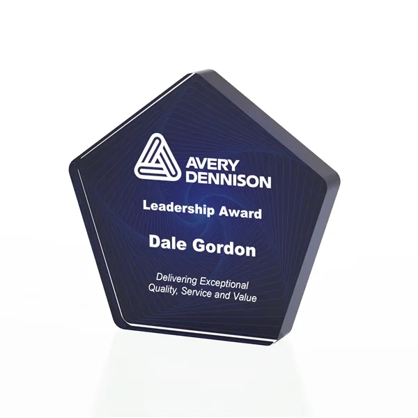 Pentagon Freestanding Acrylic Award