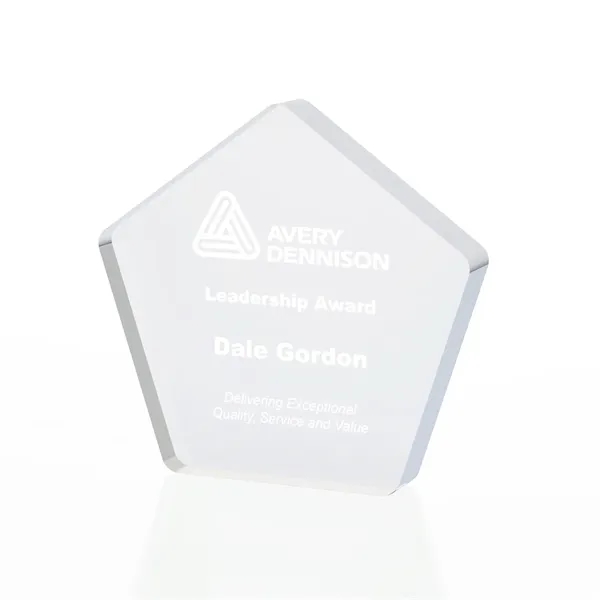 Pentagon Freestanding Acrylic Award