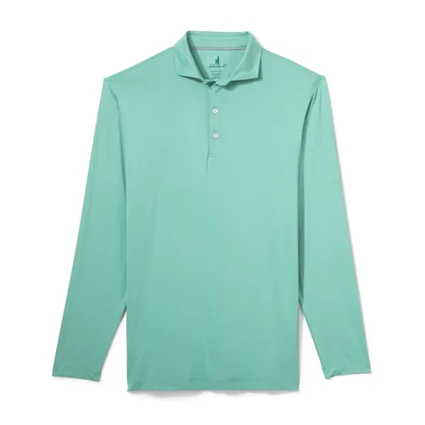 Johnnie-O Men's Swing Heather Long-Sleeve Jersey Polo