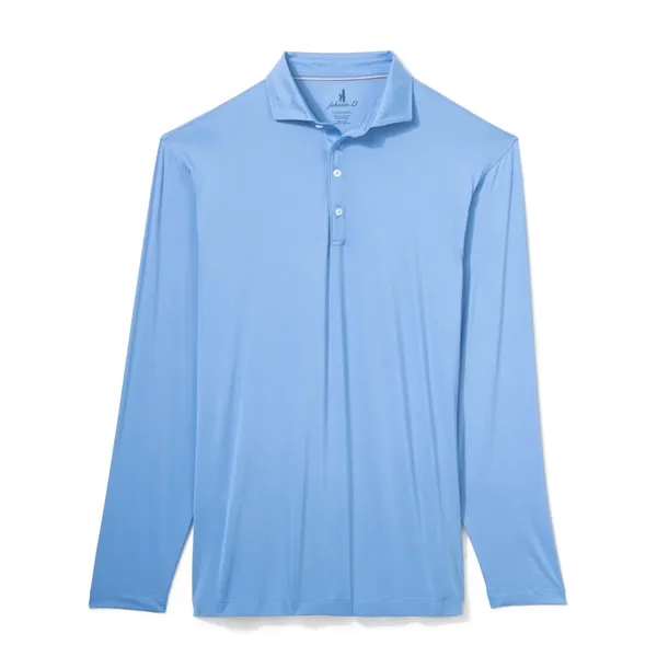 Johnnie-O Men's Swing Heather Long-Sleeve Jersey Polo