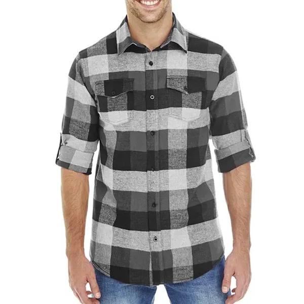 Burnside Men's Plaid Flannel Shirt