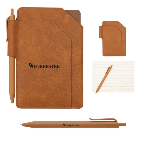 Pinnacle Recycled Jotter With Pen