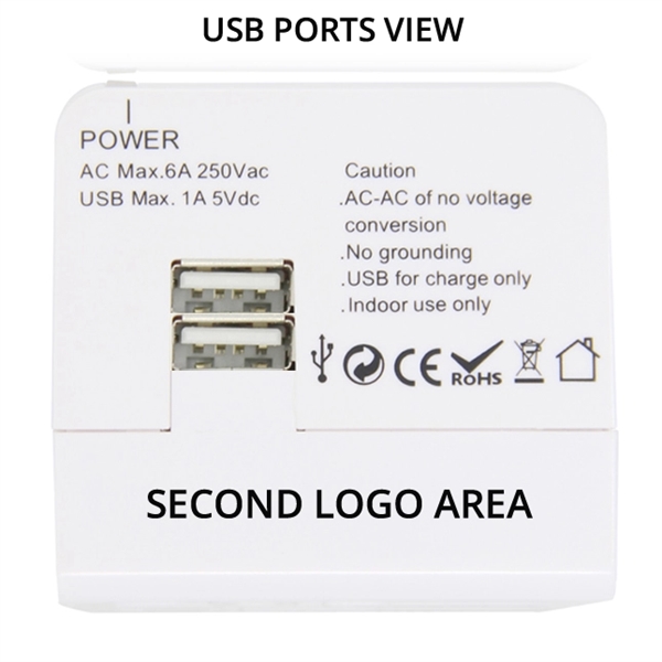 Dual USB Power Travel Adapter - Dual USB Power Travel Adapter - Image 1 of 2