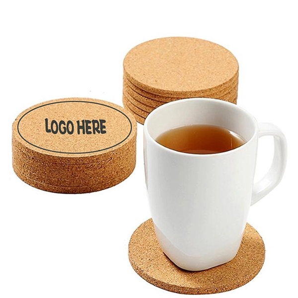 Round Cork Coaster - Round Cork Coaster - Image 0 of 1