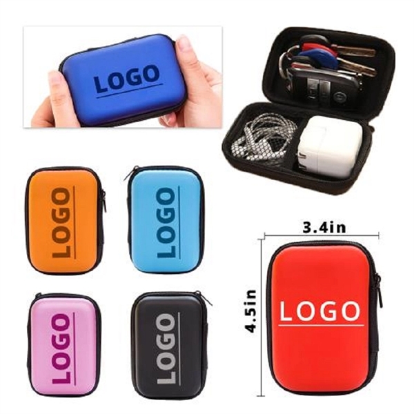 Mini Portable Hard Earphone Case USB Cable Organizer - Mini Portable Hard Earphone Case USB Cable Organizer - Image 0 of 0